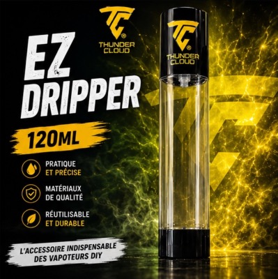 💧 Bouteille EZ Dripper – Thunder Cloud | 30ml, 50ml, 80ml et 120ml
