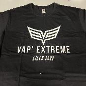 T-Shirt Noir Vap'Extreme édition Lille 2022