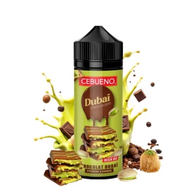 Dubaï Chocovape 100ml 0mg – Saveur Chocolat Gourmand by Cebueno
